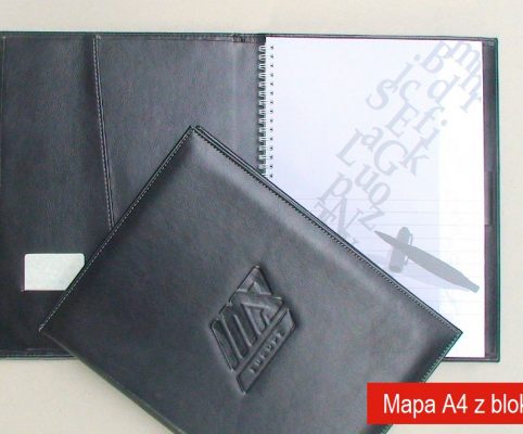 Mapa A4 z blokom